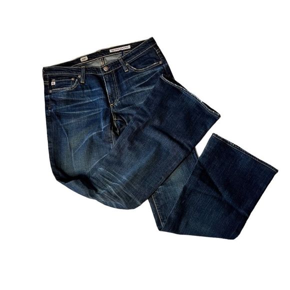 Jeans by Adriano Goldshmeid Dark Wash Boot Cut  Style Angel Sz 30R - Picture 2 of 9